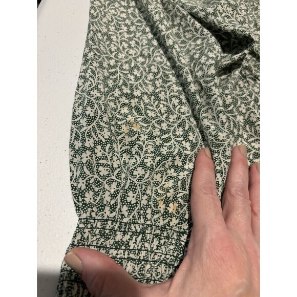 Veronica Beard Desio Mini Dress Green Cream Floral Print 2 - Picture 4 of 12